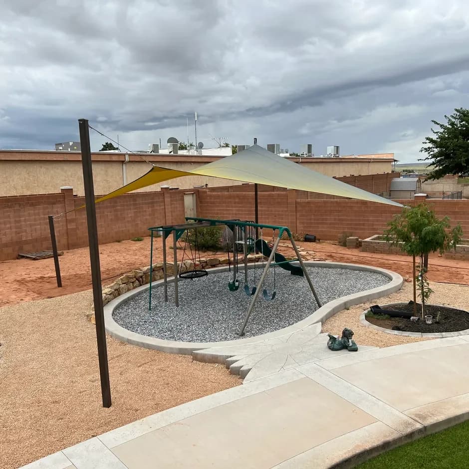 Custom shade sail Phoenix backyard