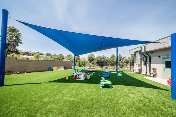 Shade sail over a Phoenix backyard pool